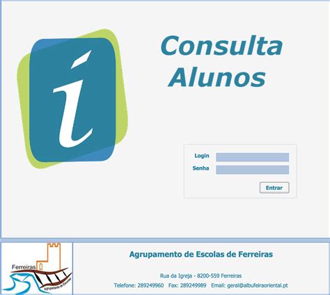 inovar alunos login escolar